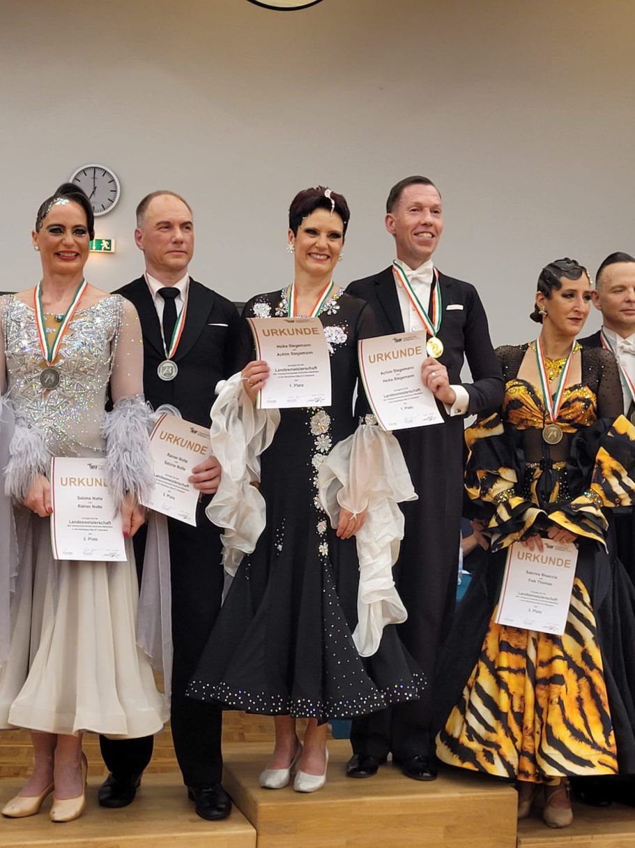 Landesmeister: Heike und Achim Stegemann, MAS III S